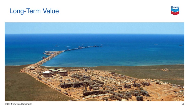 UPSTREAM – Chevron Corp – slide 38