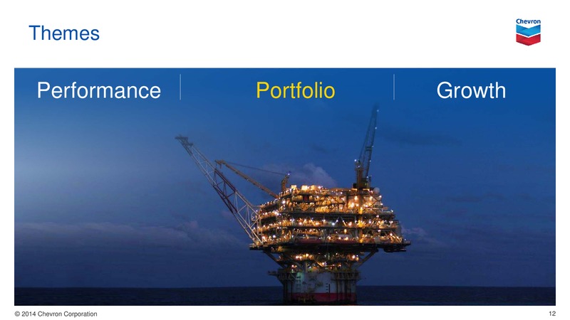 UPSTREAM – Chevron Corp – slide 12