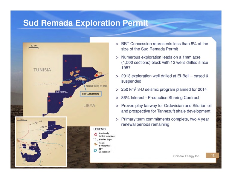 2014 Intermediate Energy Growth & Yield Conference – Chinook Energy, Inc. – slide 11