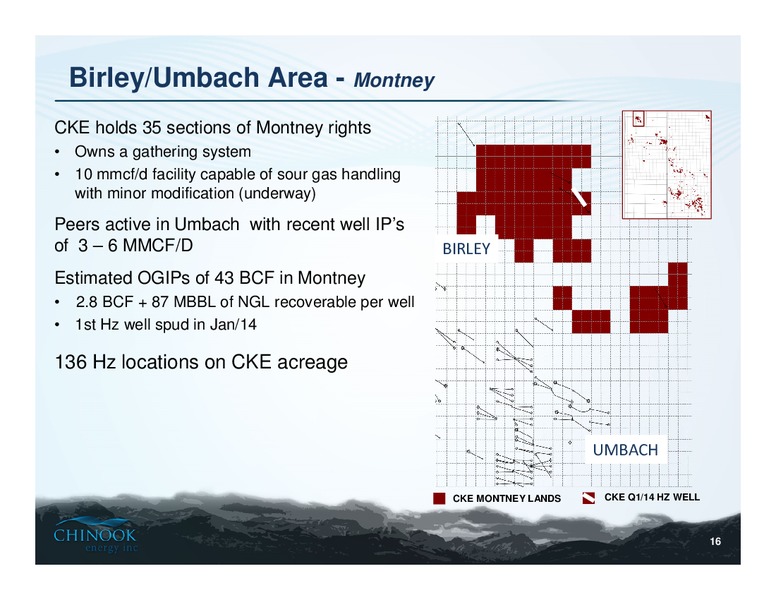 CORPORATE PRESENTATION – Chinook Energy, Inc. – slide 14