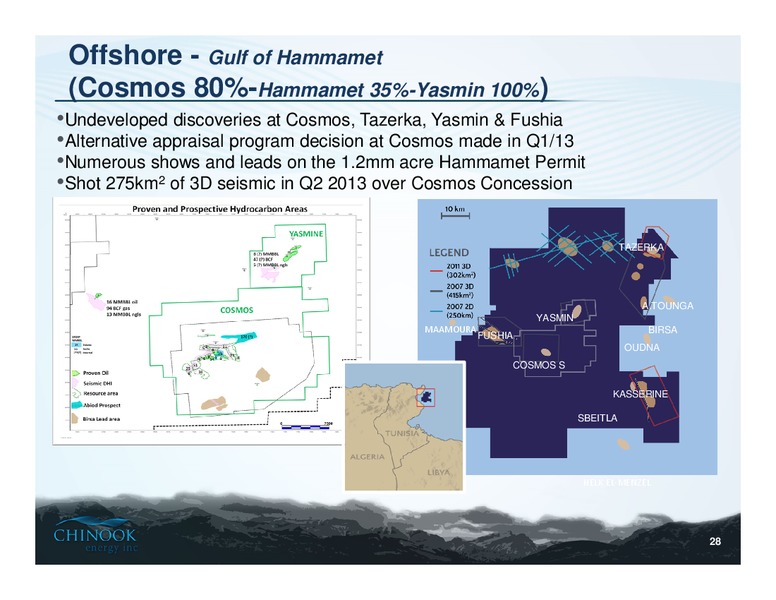 CORPORATE PRESENTATION – Chinook Energy, Inc. – slide 26