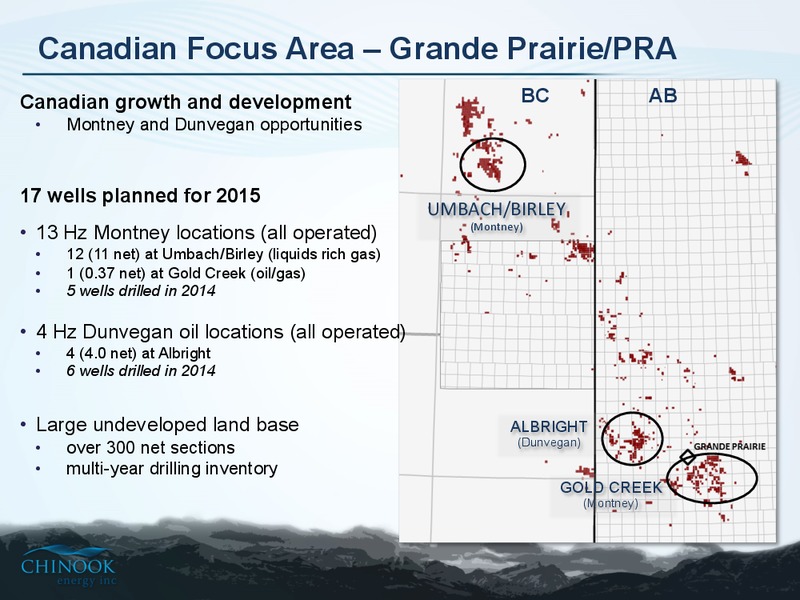 INVESTOR PRESENTATION – Chinook Energy, Inc. – slide 5