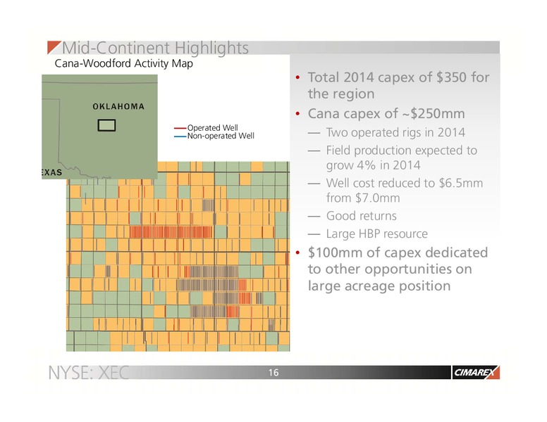 BMO Capital Markets – Cimarex Energy Co. – slide 15
