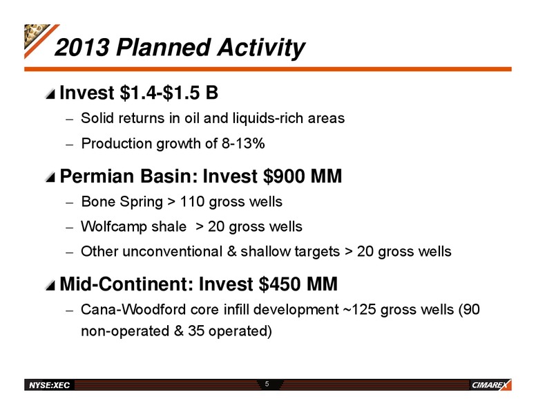 HOWARD WEIL ENERGY CONFERENCE – Cimarex Energy Co. – slide 4