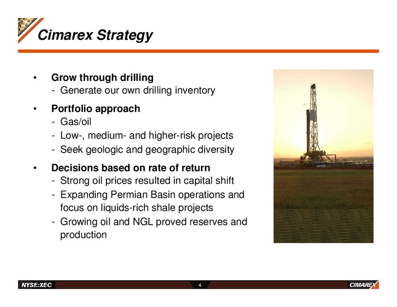 IPAA OGIS NEW YORK – Cimarex Energy Co. – slide 3