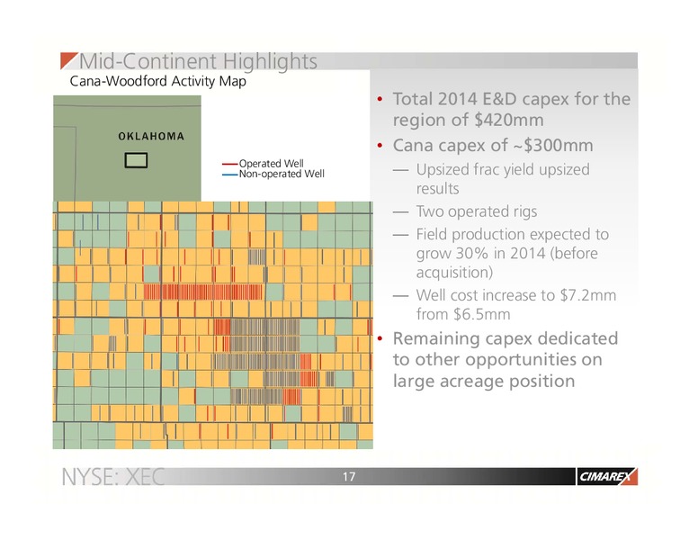 IPAA OGIS Toronto – Cimarex Energy Co. – slide 16