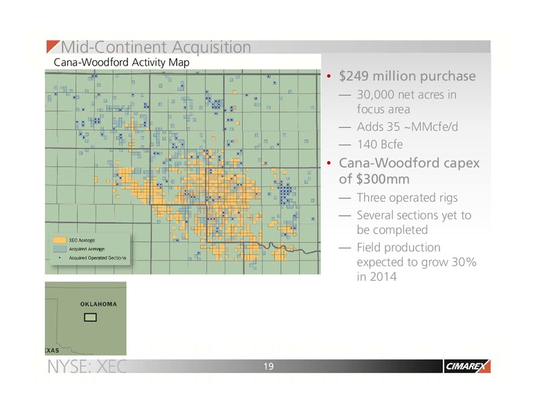 IPAA OGIS Toronto – Cimarex Energy Co. – slide 18