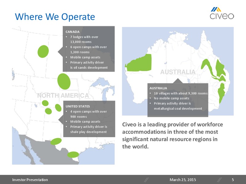 HOWARD WEIL ENERGY CONFERENCE – Civeo Corporation – slide 4