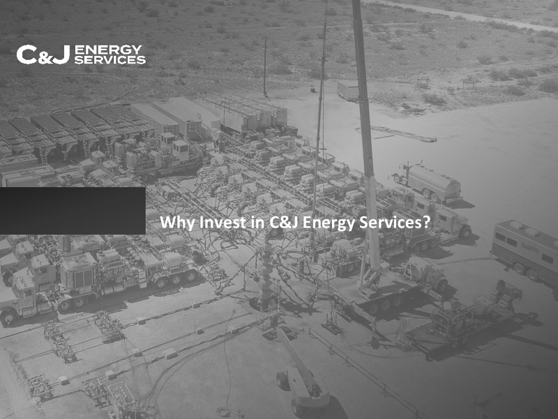 3Q 2018 Earnings – CJ Energy Services Inc. – slide 2