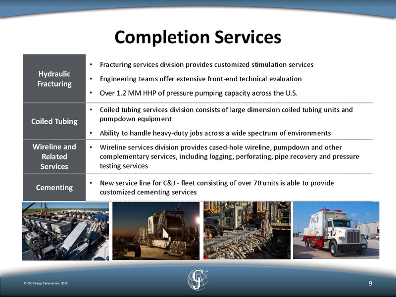 Citi Global Energy and Utilities Conference Presentation – C&J Energy Services Inc. – slide 8