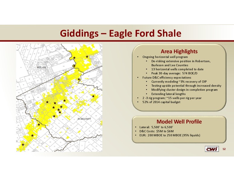 BAML ENERGY AND POWER CONFERENCE – Clayton Williams Energy Inc. – slide 11