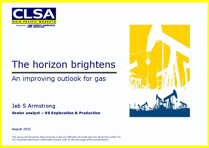 Investor Presentation – CLSA – slide 1