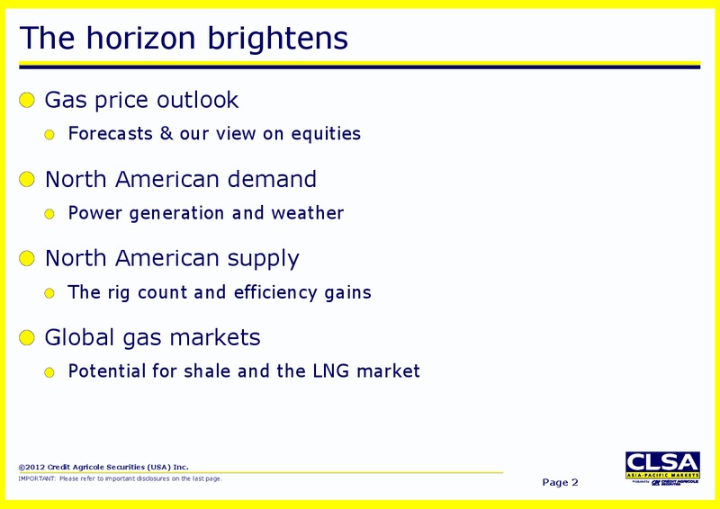 Investor Presentation – CLSA – slide 2