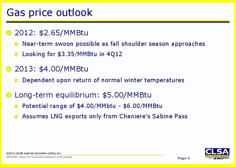 Investor Presentation – CLSA – slide 3