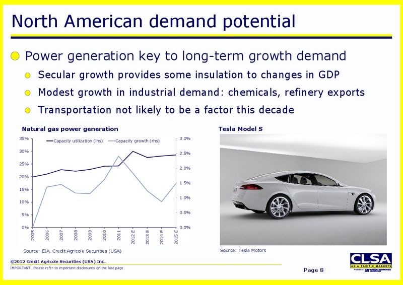Investor Presentation – CLSA – slide 8