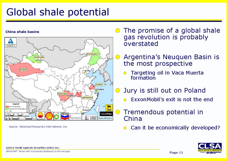 Investor Presentation – CLSA – slide 11
