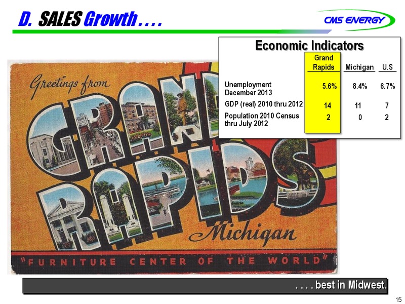 MORGAN STANLEY UTILITIES CONFERENCE – Cms Energy – slide 15