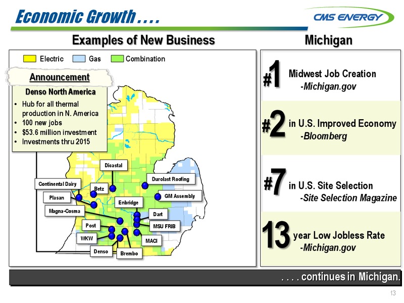June 2015 Investor Presentation – Cms Energy – slide 13