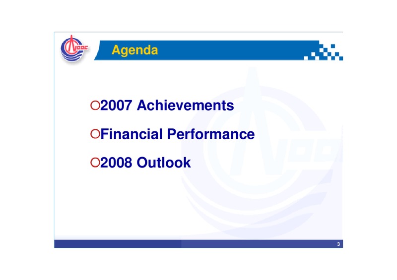 2007 EARNINGS CALL – CNOOC Limited – slide 2