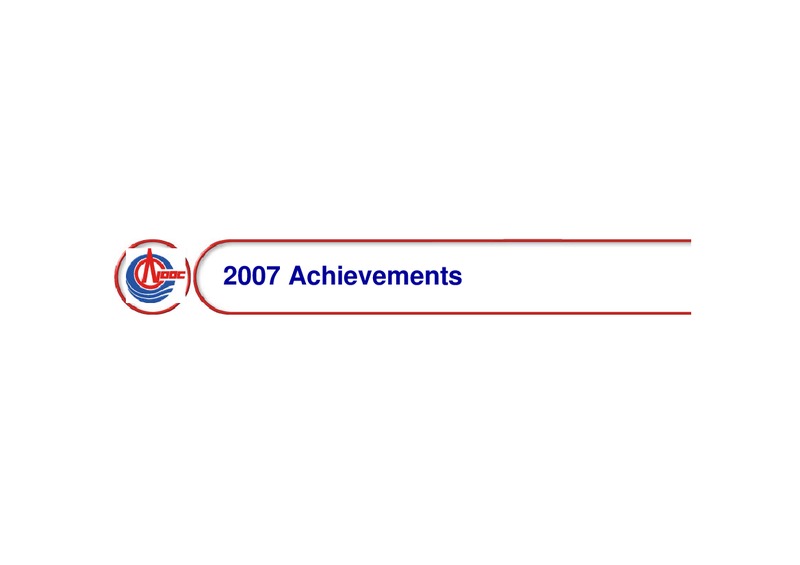 2007 EARNINGS CALL – CNOOC Limited – slide 3