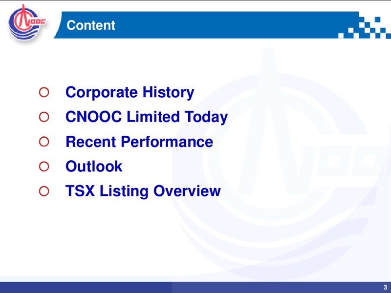 Toronto Stock Exchange Listing – CNOOC Limited – slide 2