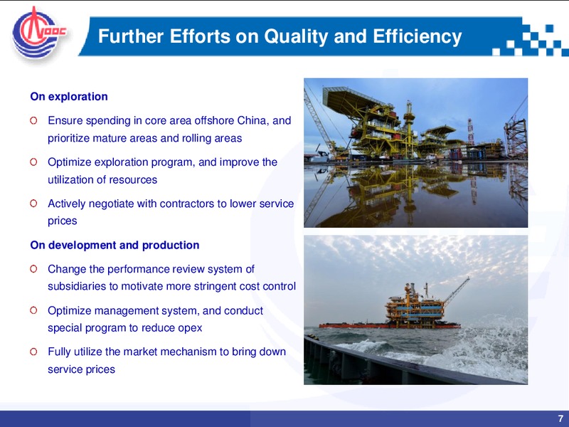 August 2015 Investor Presentation – CNOOC Limited – slide 6