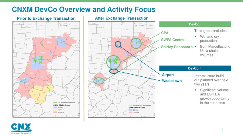 2Q 2018 Earnings Presentation – CNX Midstream Partners – slide 3