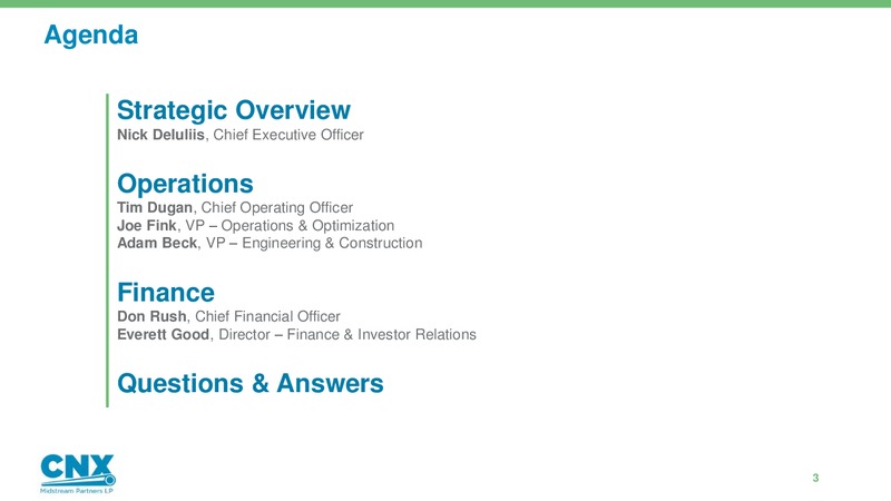 Analyst Day – CNX Midstream Partners – slide 2