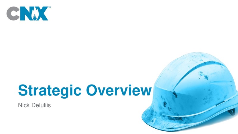 Analyst Meeting – CNX Resources – slide 3