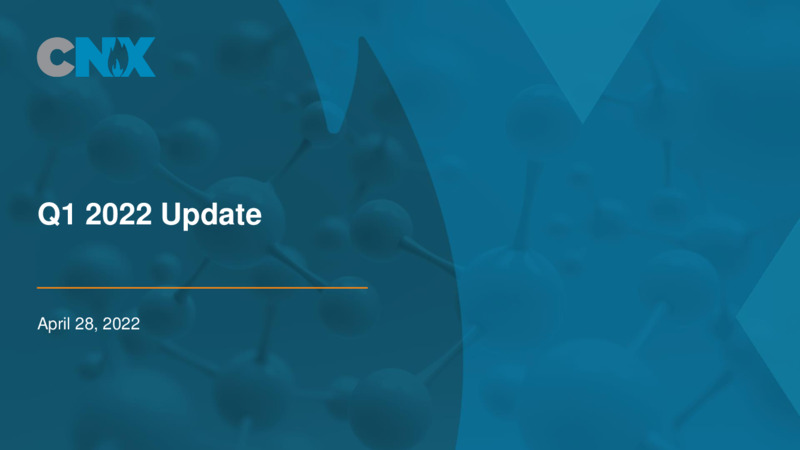 Q1 2022 Earnings Presentation – CNX Resources – slide 1