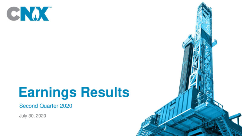 2Q 2020 Earnings Presentation – CNX Resources – slide 1