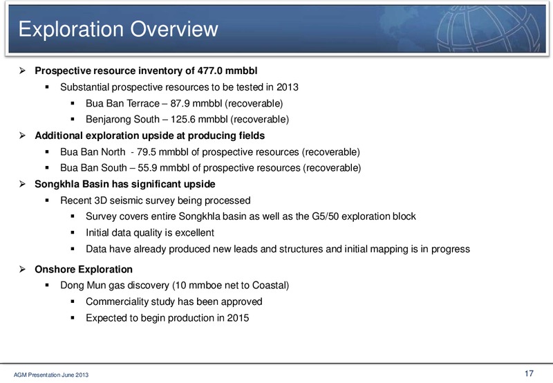 Annual General Meeting – Coastal Energy Co. – slide 16