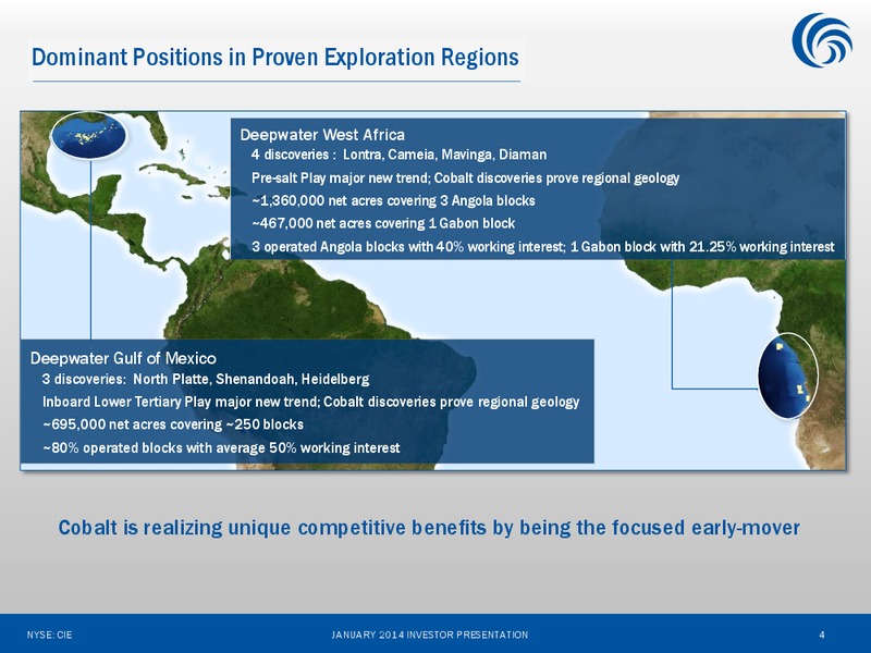 Investor Presentation – Cobalt International Energy, Inc. – slide 3