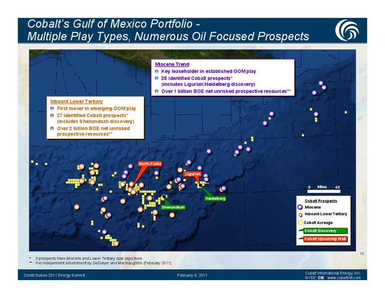 CREDIT SUISSE 2011 ENERGY SUMMIT – Cobalt International Energy, Inc. – slide 15