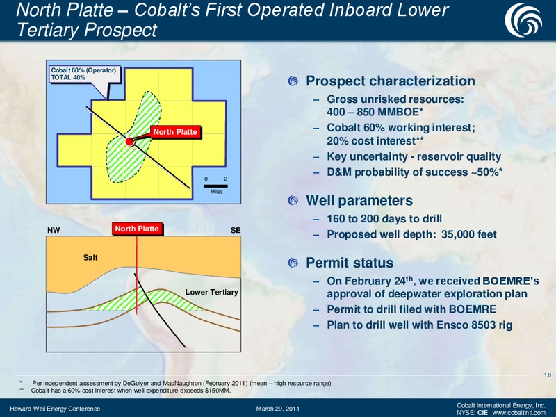 HOWARD WEIL ENERGY CONFERENCE – Cobalt International Energy, Inc. – slide 17