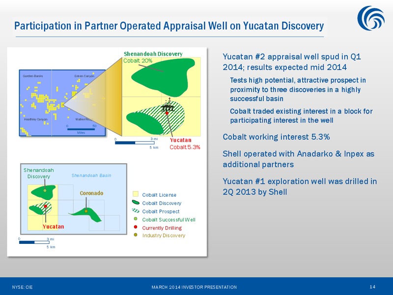 Investor Presentation – Cobalt International Energy, Inc. – slide 13