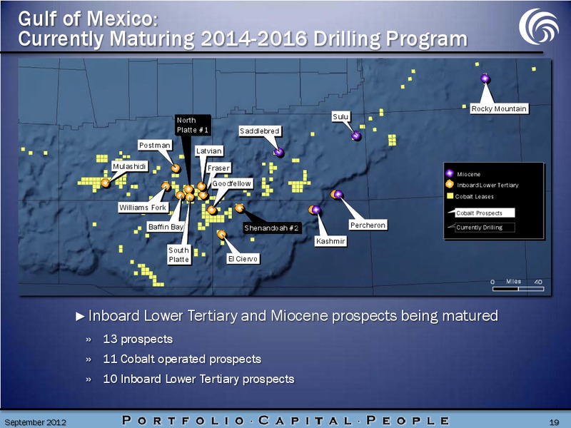 DEUTSCHE BANK CONFERENCE – Cobalt International Energy, Inc. – slide 18