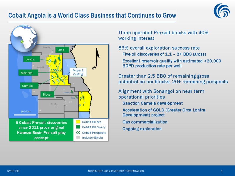 INVESTOR PRESENTATION – Cobalt International Energy, Inc. – slide 4