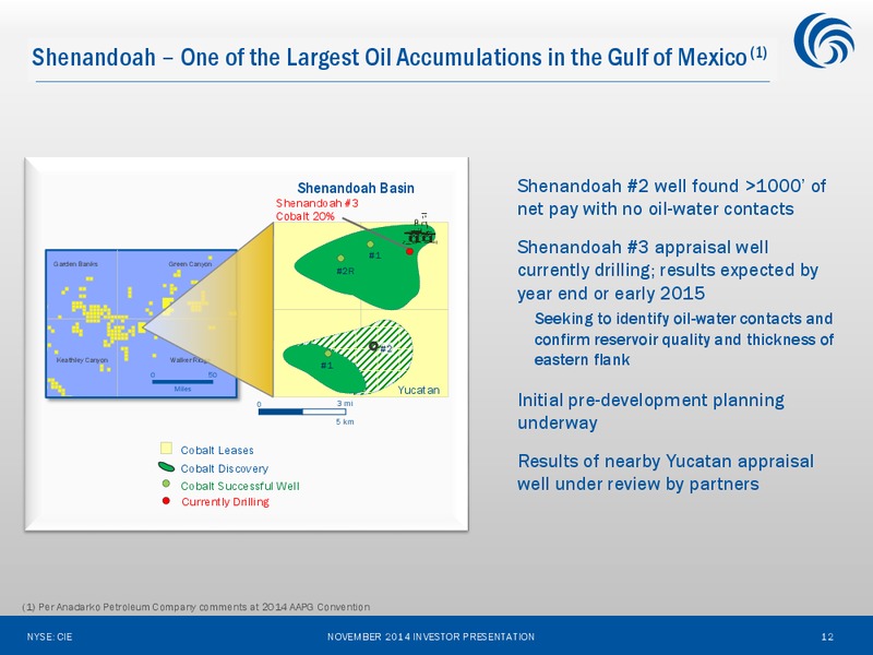 INVESTOR PRESENTATION – Cobalt International Energy, Inc. – slide 11