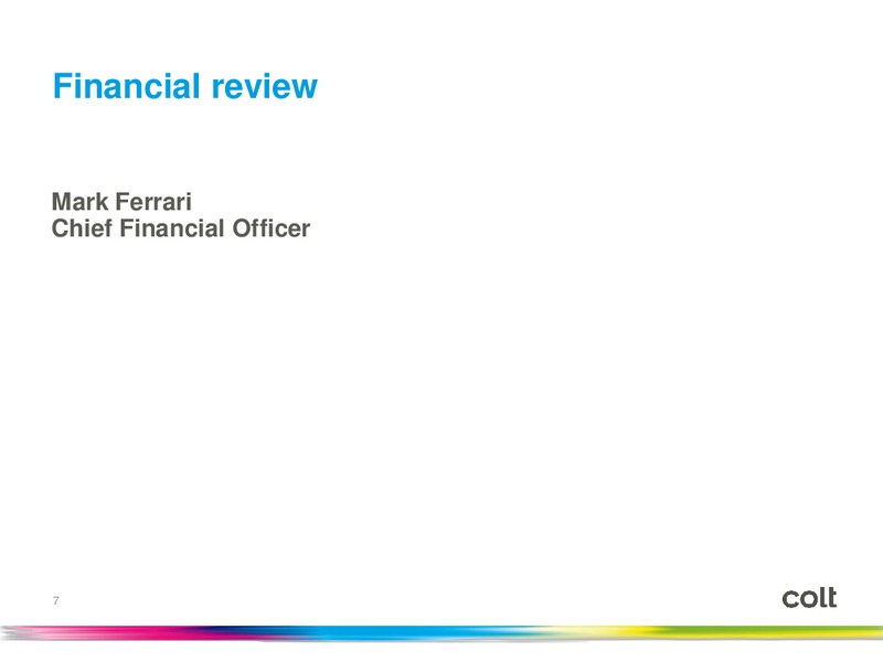 Investor Conference Call – Colt Energy Inc – slide 6