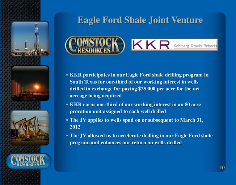 Investor Presentation – Comstock Resources Inc. – slide 9