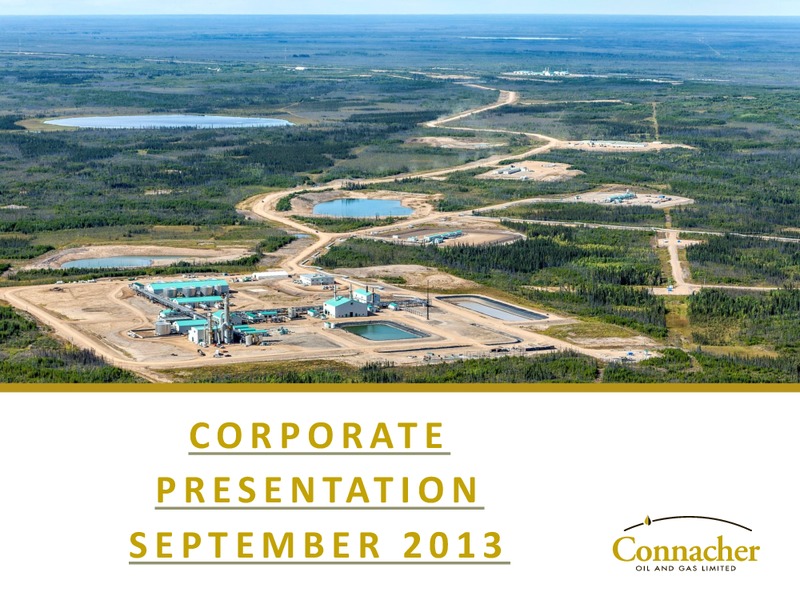 Corporate Presentation – Connacher Oil & Gas Ltd. – slide 1