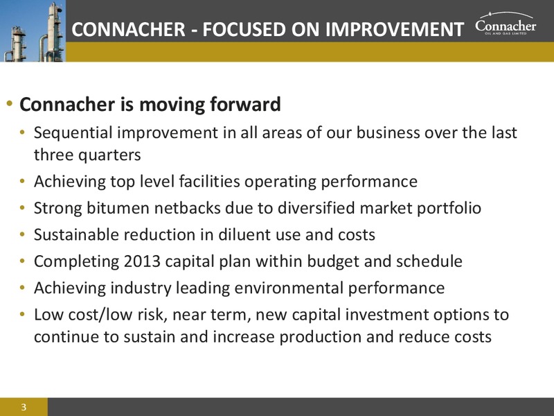 Corporate Presentation – Connacher Oil & Gas Ltd. – slide 2