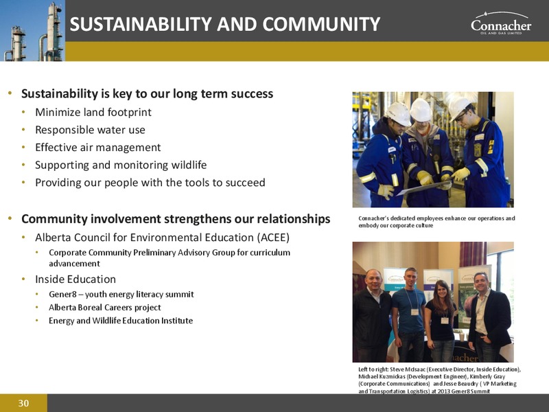 Corporate Presentation – Connacher Oil & Gas Ltd. – slide 29