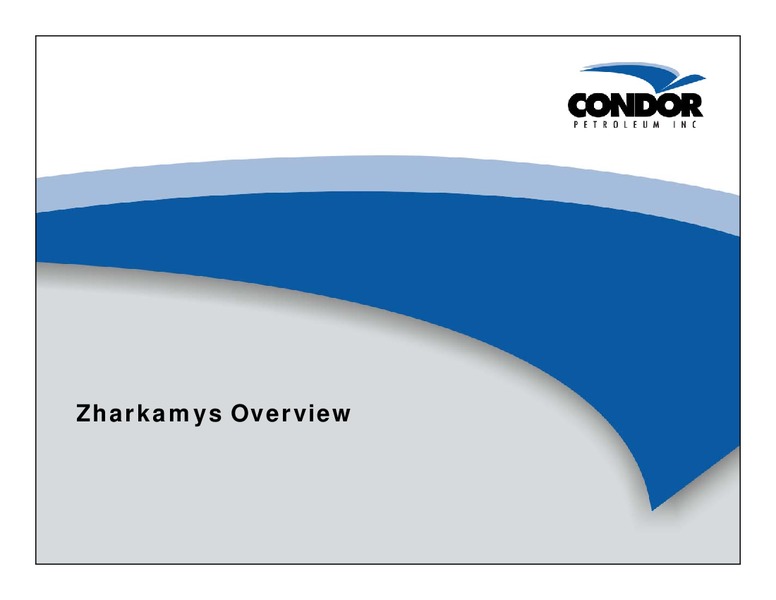 August 2014 Corporate Presentation – Condor Petroleum Inc – slide 6