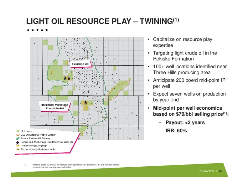 TD SECURITIES UNCONVENTIONAL ENERGY CONFERENCE – Connacher Oil & Gas Ltd. – slide 10