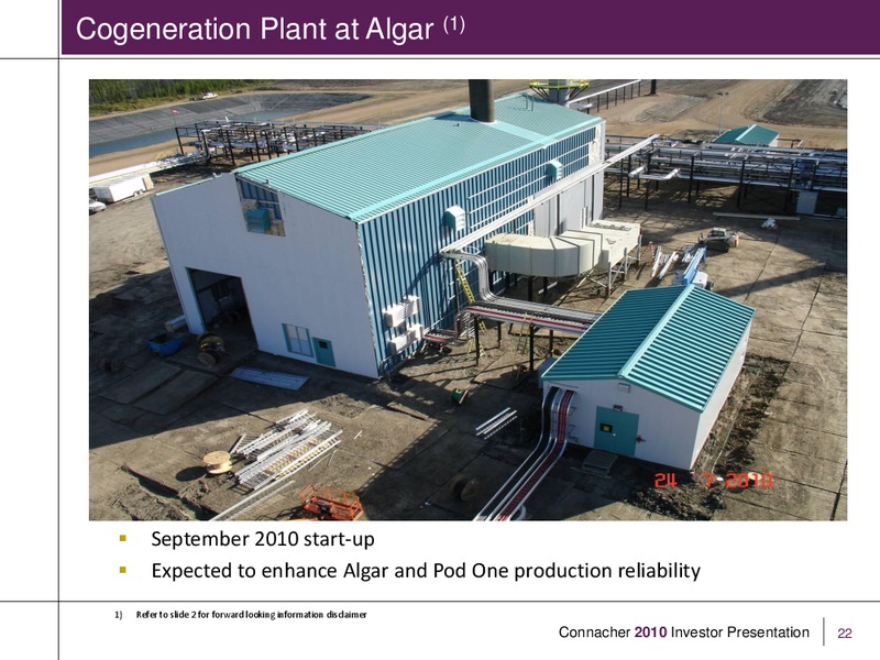 Q2 2010 EARNINGS CALL – Connacher Oil & Gas Ltd. – slide 20