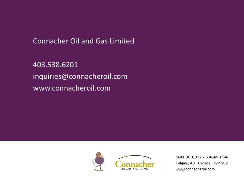 Q2 2010 EARNINGS CALL – Connacher Oil & Gas Ltd. – slide 53