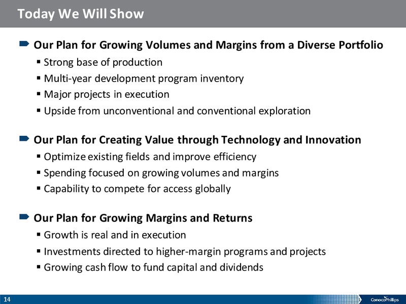 ANALYST MEETING – ConocoPhillips – slide 13