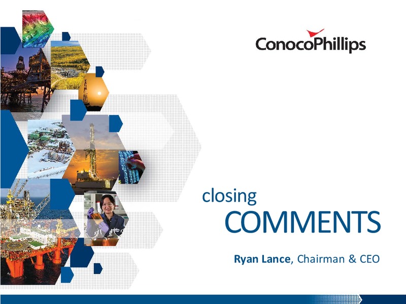ANALYST MEETING – ConocoPhillips – slide 70